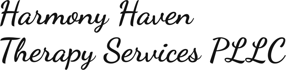 A green background with black lettering that says " the haven of service ".